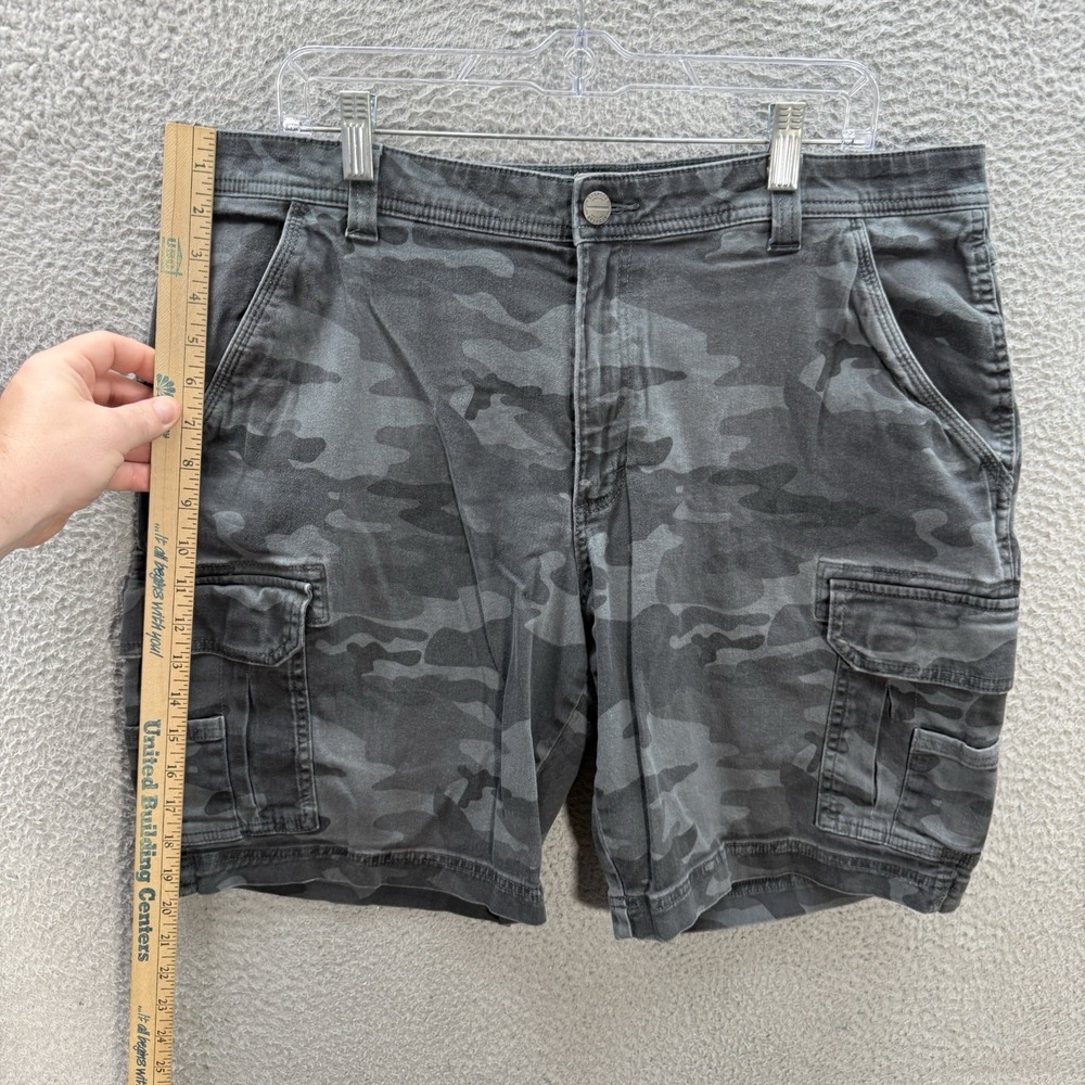 Red‎ Head Shorts Mens 38 Gray Camouflage Cargo Stretch Outdoors Hiking Workwear - Picture 4 of 9